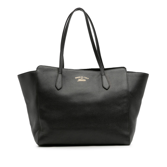 Pre-Loved Gucci Medium Leather Swing Tote - Picture 1 of 8